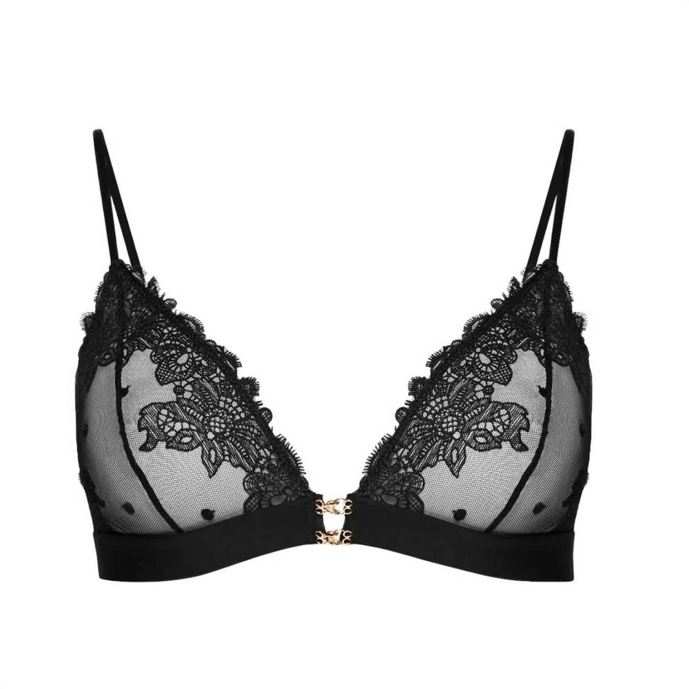 NEW AJOUR zarzuela bralette in black